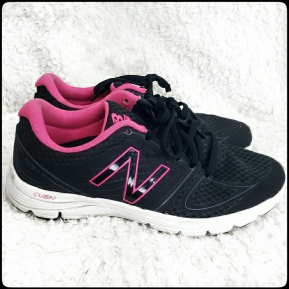 New Balance Shoes - Womens New Balance 575 v2 Black & Pink Running Jogging Athletic Sneaker Shoe 9.5